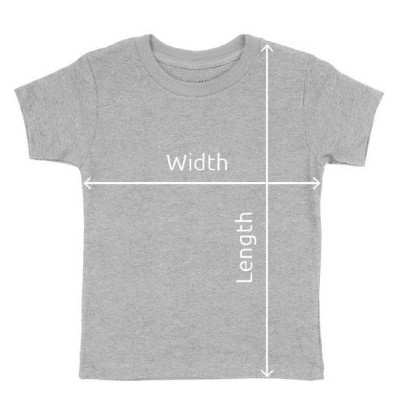 Size Chart Kids Baby T shirt 1