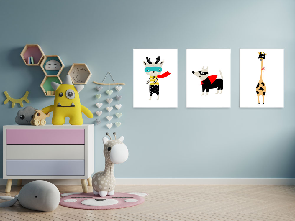 Superhero-Kids-mockup-wall-children-s-room-wall-dark-blue-colors-background Superhero Kids mockup wall children s room wall dark blue colors background 1